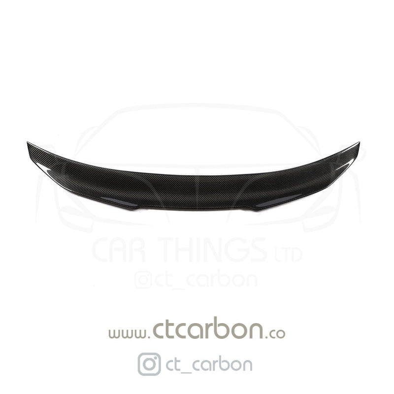 Load image into Gallery viewer, BMW M2 / M2C F87 &amp; F22 2 SERIES CARBON FIBRE SPOILER - DUCKTAIL PS STYLE - CT Carbon
