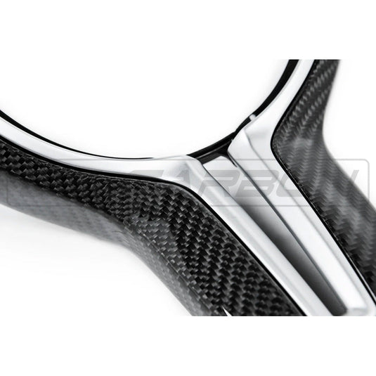 BMW Fxx M CAR CARBON FIBRE STEERING WHEEL TRIM