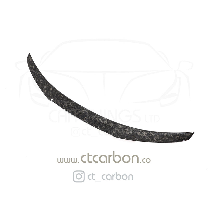 Load image into Gallery viewer, BMW M3 F80 &amp; F30 3 SERIES FORGED CARBON FIBRE SPOILER - V STYLE - CT Carbon
