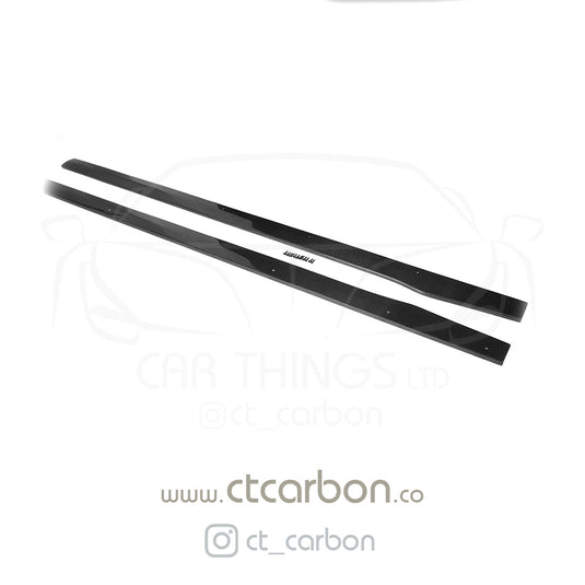 MERCEDES W205 C63 & C63S COUPE 2DR & SALOON 4DR CARBON SIDE SKIRTS - D STYLE - CT Carbon