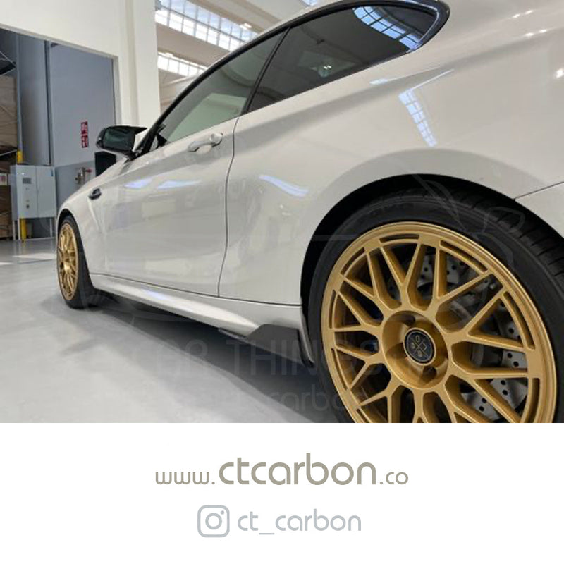 Load image into Gallery viewer, BMW M2 / M2C F87 CARBON FIBRE SIDE SKIRTS - MP STYLE - CT Carbon
