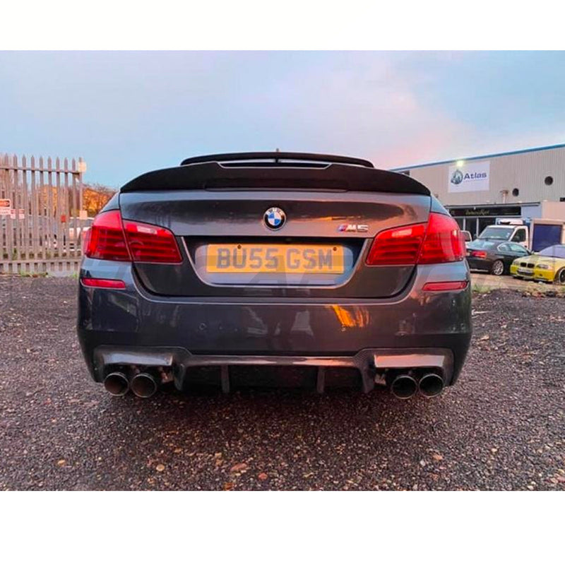 Load image into Gallery viewer, BMW F10 M5 CARBON FIBRE DIFFUSER - V STYLE
