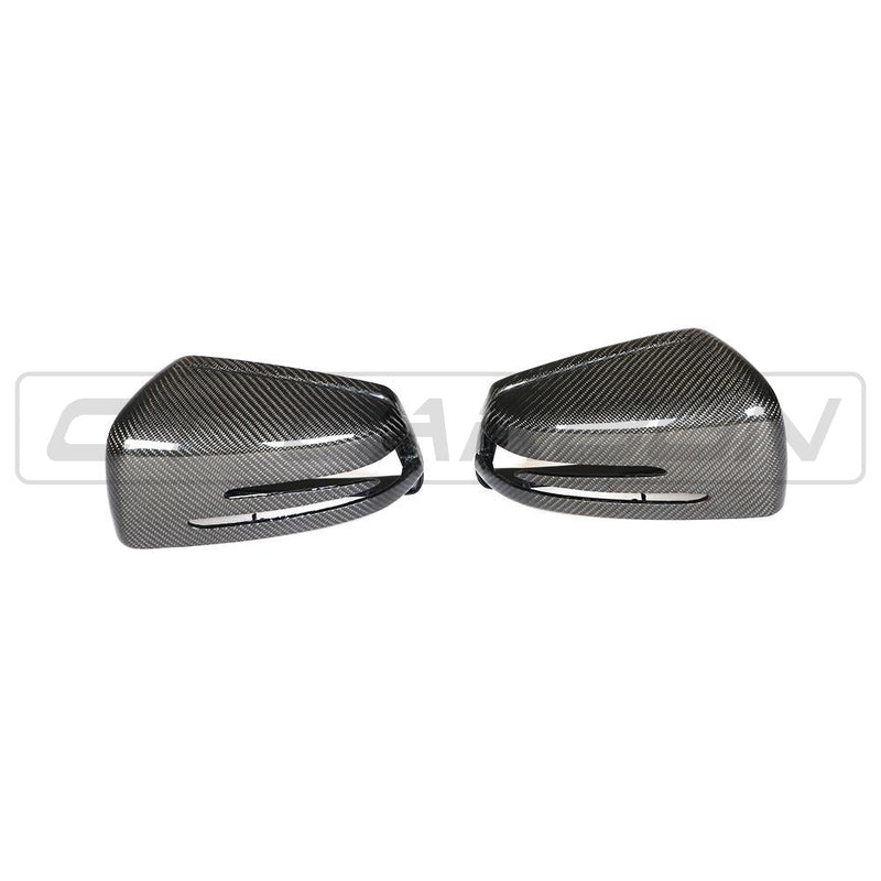 Load image into Gallery viewer, MERCEDES C &amp; E CLASS W204 &amp; W212 CARBON FIBRE MIRRORS
