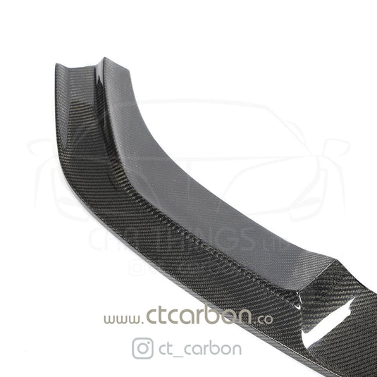 BMW M2 F87 N55(OG) CARBON FIBRE SPLITTER - 3D STYLE - CT Carbon