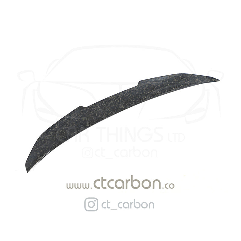 Load image into Gallery viewer, BMW M2 &amp; F22 2 SERIES FORGED CARBON FIBRE SPOILER - PS DUCKTAIL STYLE - CT Carbon
