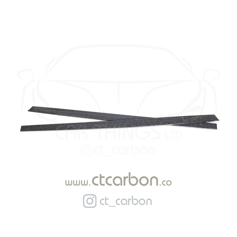 Load image into Gallery viewer, BMW M3/M4 (F80 F82 F83) FORGED CARBON FIBRE SIDE SKIRTS - MP STYLE - CT Carbon
