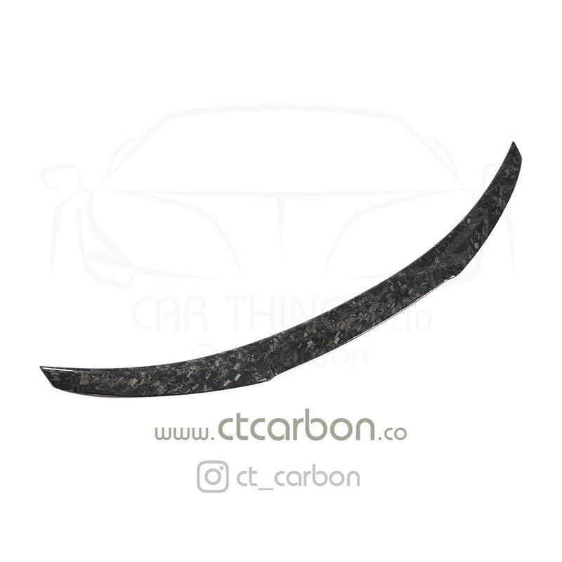 Load image into Gallery viewer, BMW M3 F80 &amp; F30 3 SERIES FORGED CARBON FIBRE SPOILER - V STYLE - CT Carbon
