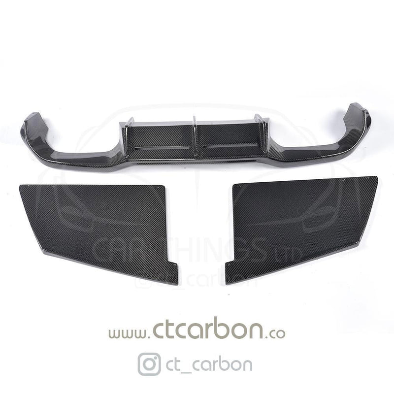 Load image into Gallery viewer, BMW M2/M2C F87 CARBON FIBRE DIFFUSER - MT STYLE - CT Carbon
