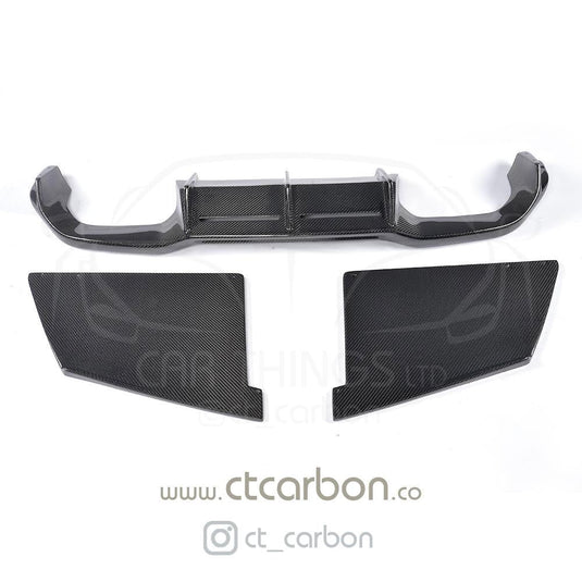 BMW M2/M2C F87 CARBON FIBRE DIFFUSER - MT STYLE - CT Carbon