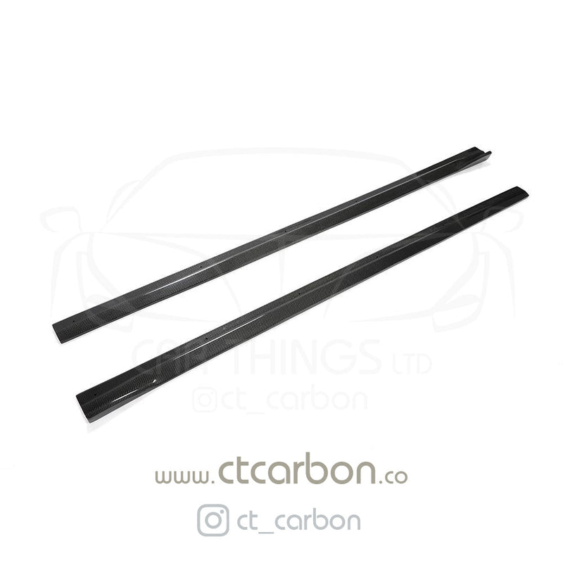 Load image into Gallery viewer, BMW M2 / M2C F87 CARBON FIBRE SIDE SKIRTS - 3D STYLE - CT Carbon
