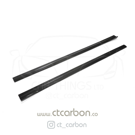 BMW M2 / M2C F87 CARBON FIBRE SIDE SKIRTS - 3D STYLE - CT Carbon