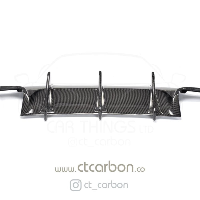 Load image into Gallery viewer, MERCEDES C-CLASS C63 W204 CARBON FIBRE DIFFUSER - DTM STYLE - CT Carbon
