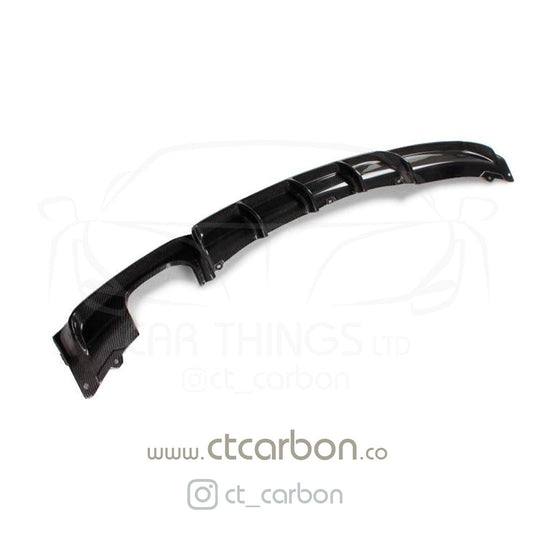 BMW F30 3 SERIES CARBON FIBRE DIFFUSER - MP STYLE - TWIN EXHAUST - CT Carbon