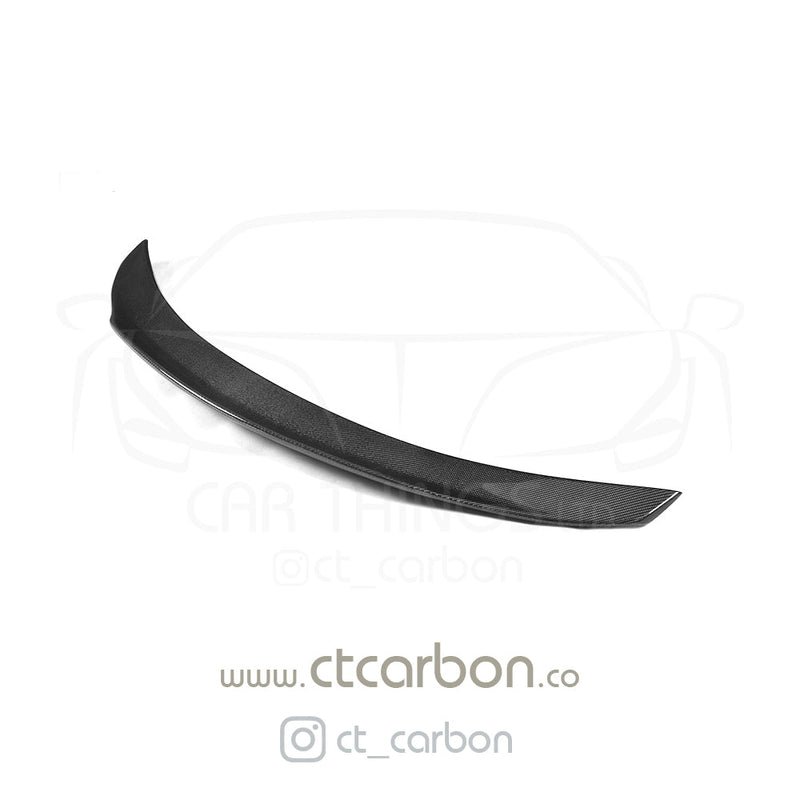 Load image into Gallery viewer, MERCEDES C63/C63S W205 SALOON CARBON SPOILER - DUCKTAIL PS STYLE - CT Carbon
