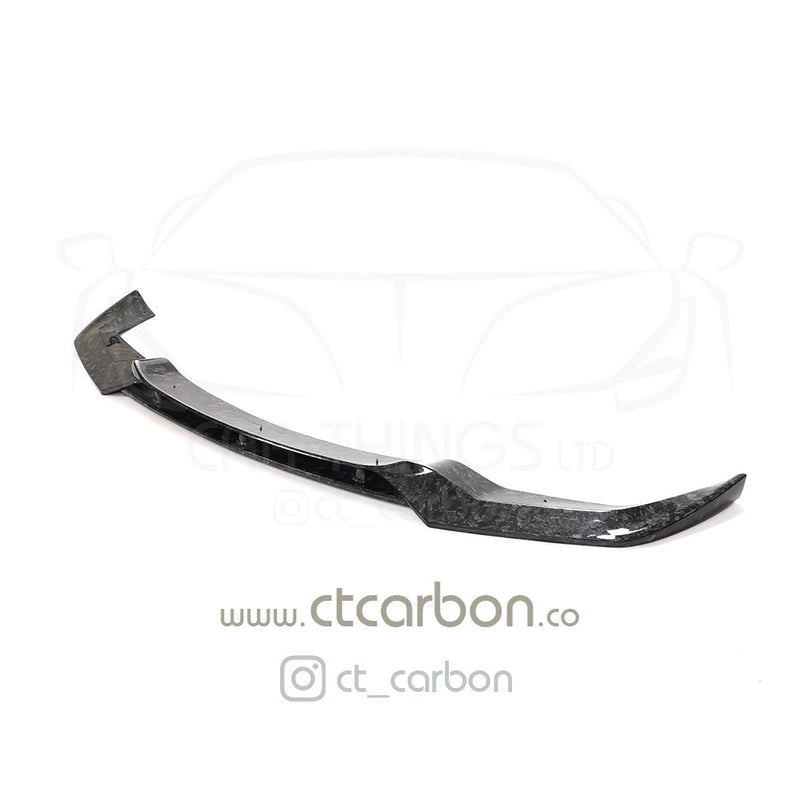 Load image into Gallery viewer, BMW M2 F87 N55(OG) FORGED CARBON FIBRE SPLITTER - V-STYLE - CT Carbon
