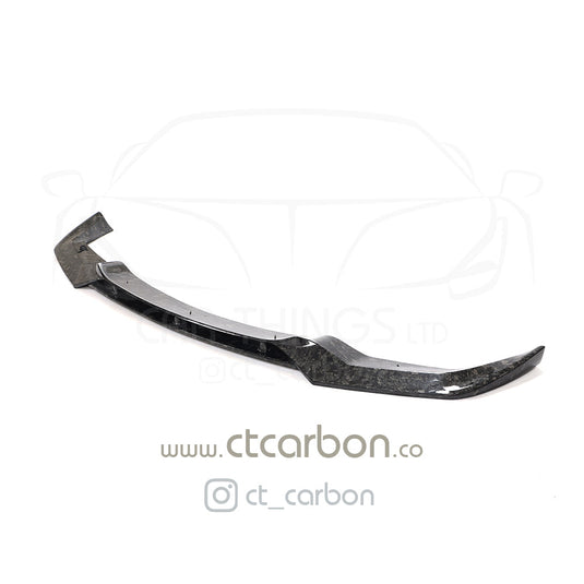 BMW M2 F87 N55(OG) FORGED CARBON FIBRE SPLITTER - V-STYLE - CT Carbon