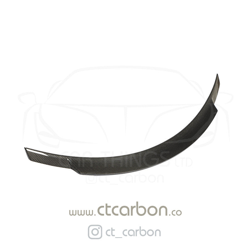 Load image into Gallery viewer, MERCEDES W205 C63 &amp; C63S COUPE 2DR CARBON SPOILER - DUCK TAIL CT DESIGN - CT Carbon
