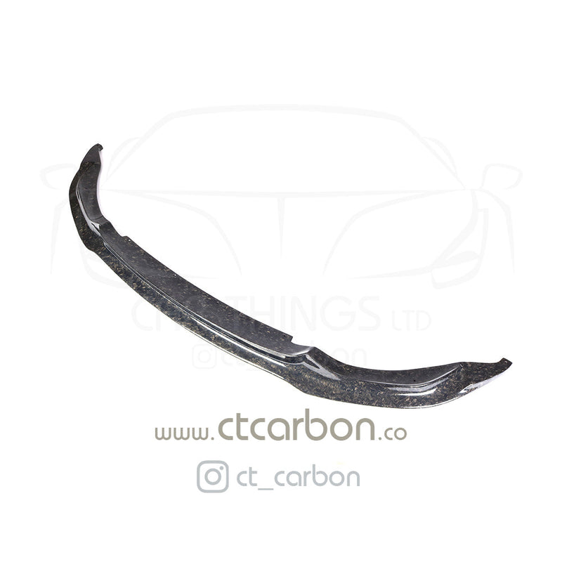 Load image into Gallery viewer, BMW M3/M4 (F80 F82 F83) FORGED CARBON FIBRE SPLITTER - V STYLE - CT Carbon
