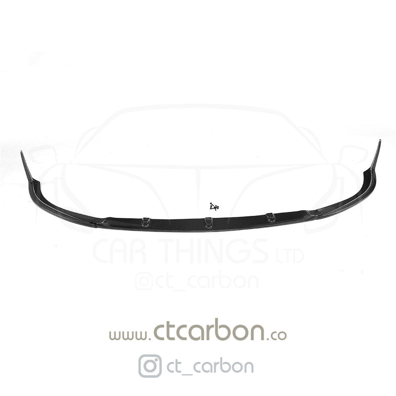 Load image into Gallery viewer, MERCEDES C63 W205 COUPE CARBON SPLITTER - ED1 STYLE - CT Carbon
