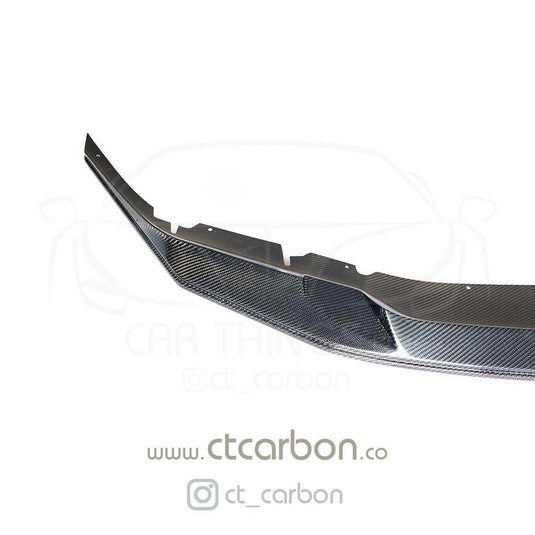 BMW M5 F90 CARBON FIBRE SPLITTER - GTS STYLE - CT Carbon