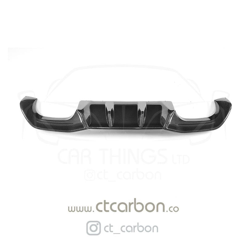 Load image into Gallery viewer, BMW M2 / M2C F87 CARBON FIBRE DIFFUSER - AK STYLE - CT Carbon
