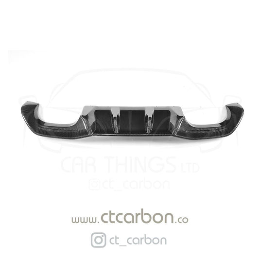 BMW M2 / M2C F87 CARBON FIBRE DIFFUSER - AK STYLE - CT Carbon