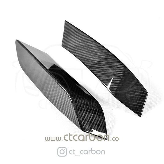 BMW M3/M4 (F80 F82 F83) UPPER FRONT CARBON FIBRE CANARDS - CT Carbon