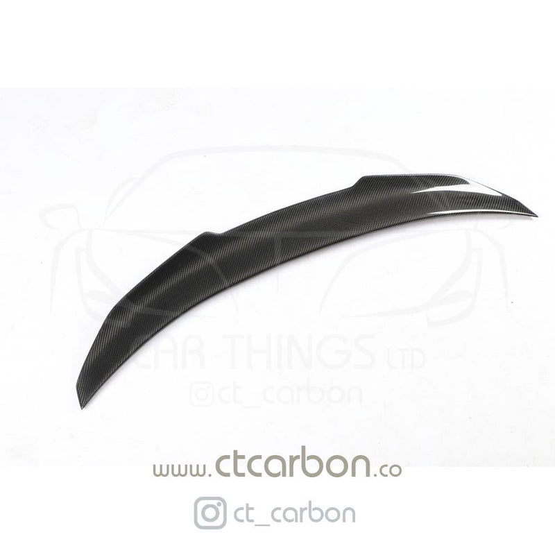 Load image into Gallery viewer, BMW M4 F82 CARBON FIBRE SPOILER - DUCKTAIL PS STYLE - CT Carbon
