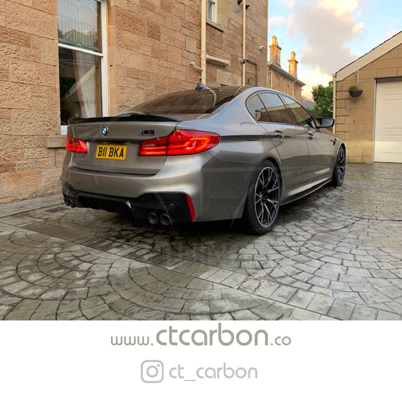 Load image into Gallery viewer, BMW M5 F90 &amp; G30 5 SERIES CARBON FIBRE SPOILER - CS STYLE - CT Carbon
