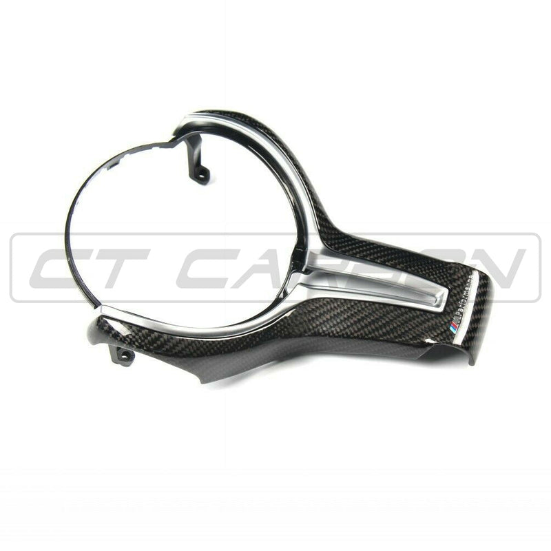 Load image into Gallery viewer, BMW Fxx M CAR CARBON FIBRE STEERING WHEEL TRIM
