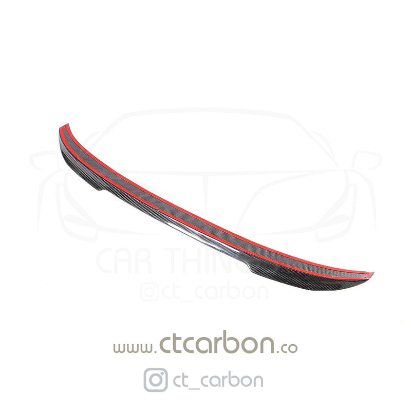 Load image into Gallery viewer, BMW M3 F80 &amp; F30 3 SERIES CARBON FIBRE SPOILER - CS STYLE - CT Carbon
