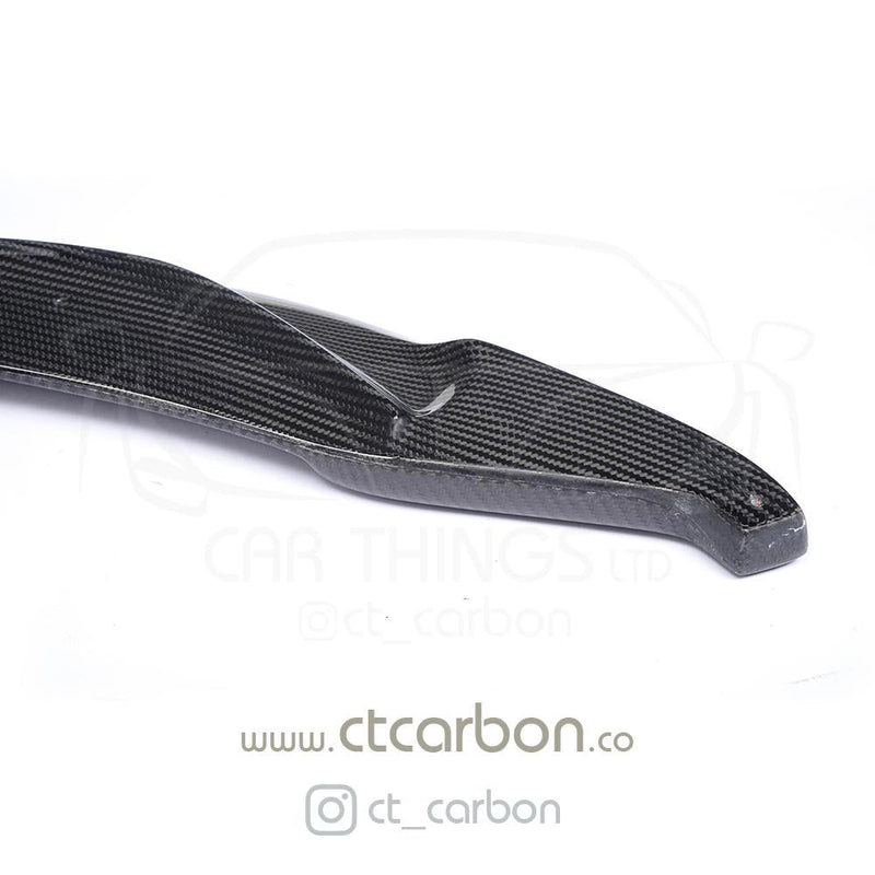 Load image into Gallery viewer, BMW M3/M4 (F80 F82 F83) CARBON FIBRE SPLITTER - V STYLE - CT Carbon
