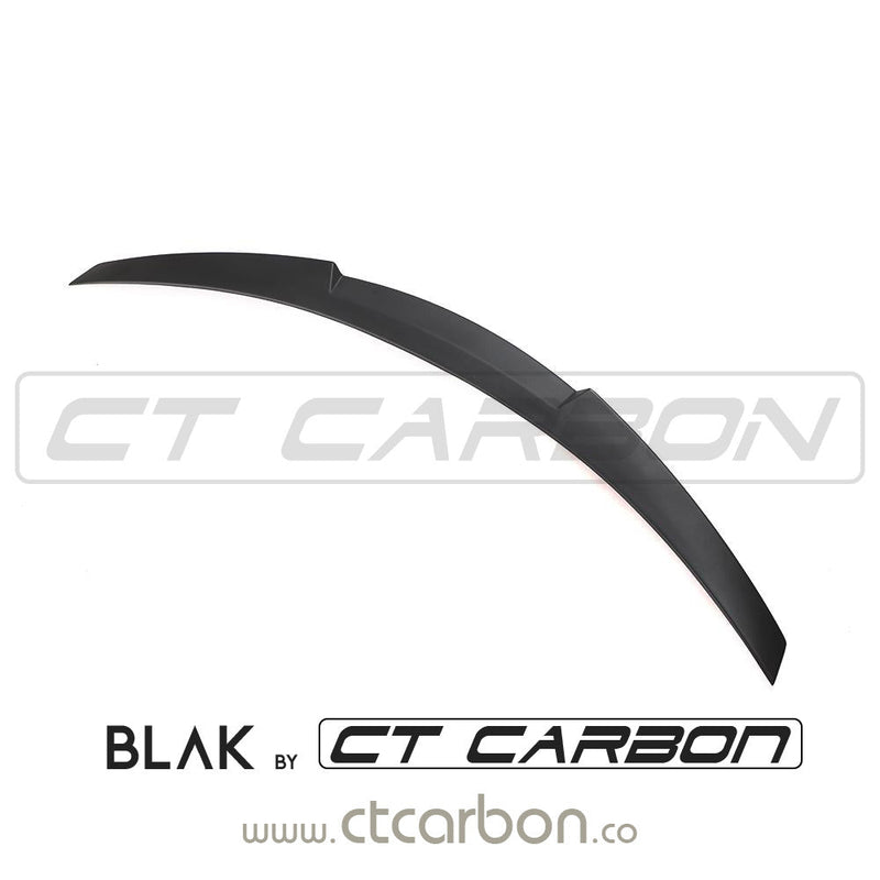 Load image into Gallery viewer, BMW M4 F82 MATTE BLACK SPOILER - V STYLE - CT Carbon
