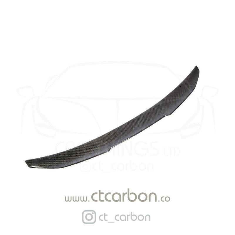 Load image into Gallery viewer, BMW M5 F90 &amp; G30 5 SERIES CARBON FIBRE SPOILER - DUCKTAIL PS STYLE - CT Carbon
