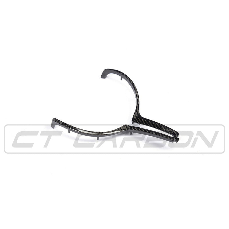 Load image into Gallery viewer, BMW M Fxx CARBON FIBRE STEERING WHEEL TRIM (2012-2020)
