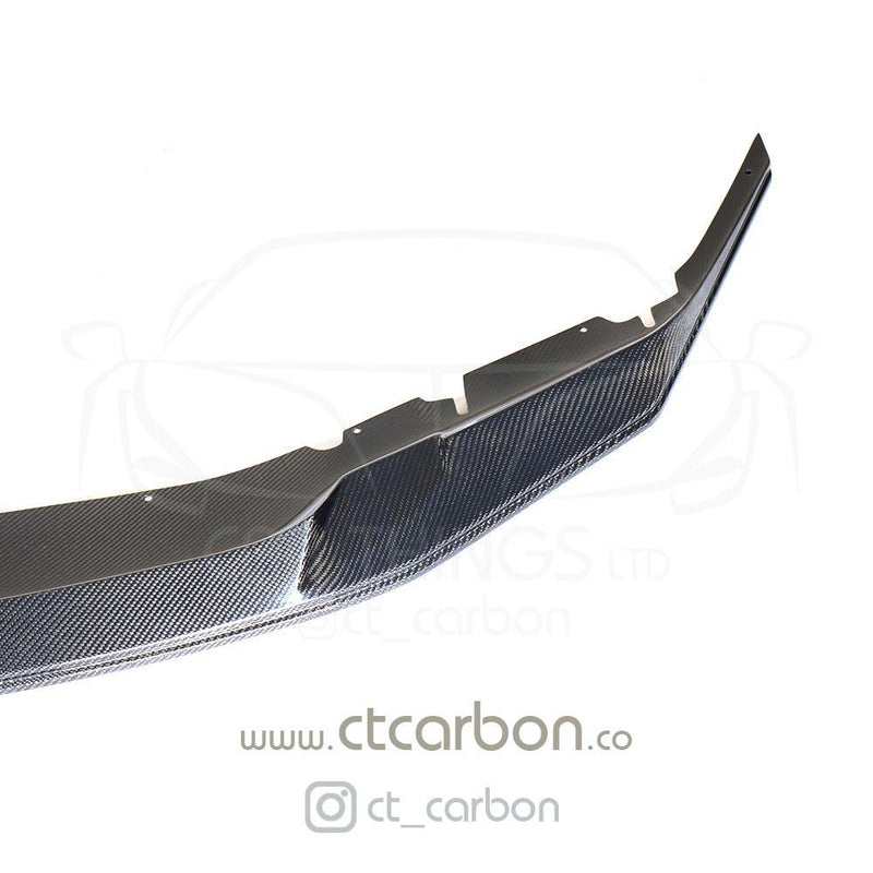 Load image into Gallery viewer, BMW M5 F90 CARBON FIBRE SPLITTER - GTS STYLE - CT Carbon
