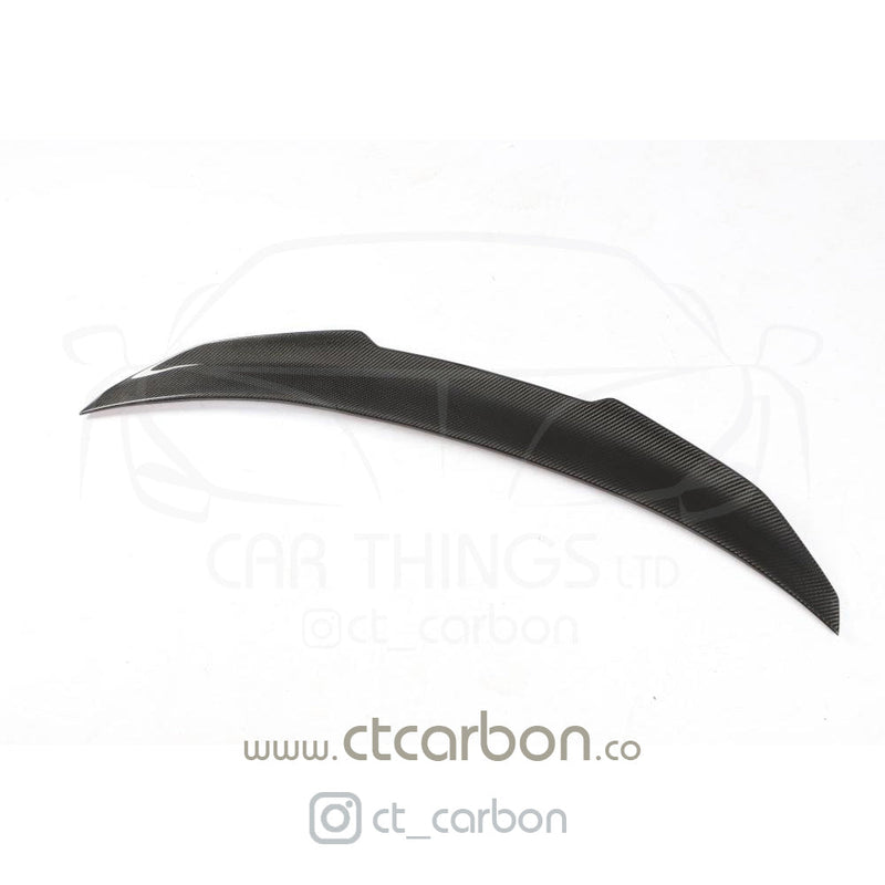 Load image into Gallery viewer, BMW M2 / M2C F87 &amp; F22 2 SERIES CARBON FIBRE SPOILER - DUCKTAIL PS STYLE - CT Carbon
