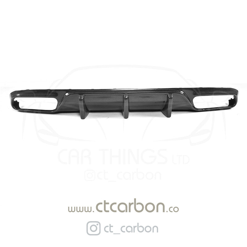 Load image into Gallery viewer, MERCEDES W205 C63 &amp; C63 COUPE 2DR CARBION DIFFUSER - OEM+ CT STYLE - CT Carbon
