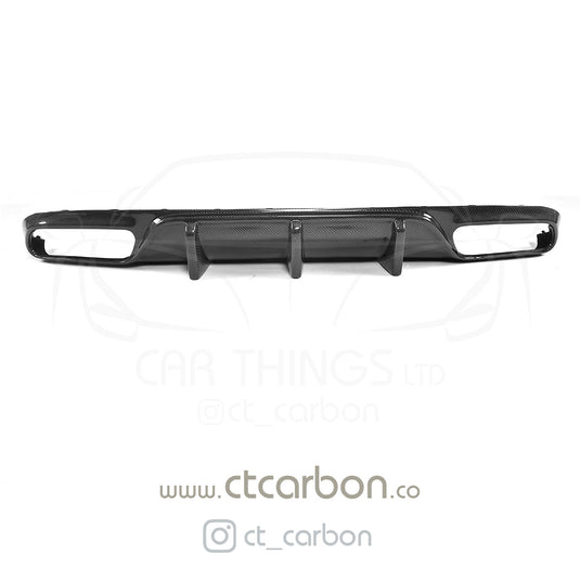 MERCEDES W205 C63 & C63 COUPE 2DR CARBION DIFFUSER - OEM+ CT STYLE - CT Carbon