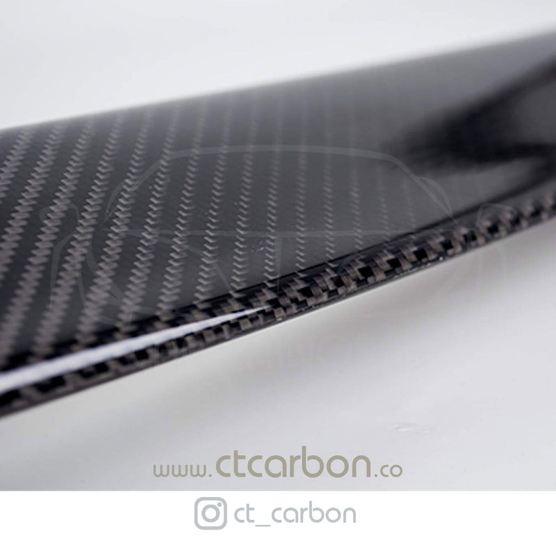 Load image into Gallery viewer, BMW M3 F80 &amp; F30 3 SERIES CARBON FIBRE SPOILER - V STYLE - CT Carbon
