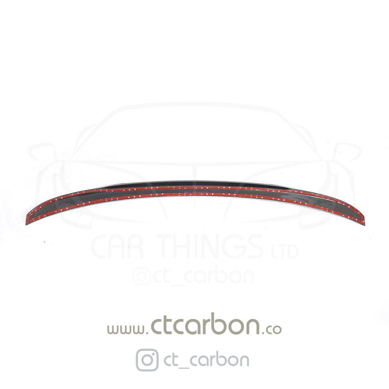 Load image into Gallery viewer, BMW M5 F90 &amp; G30 5 SERIES CARBON FIBRE SPOILER - M4 STYLE - CT Carbon
