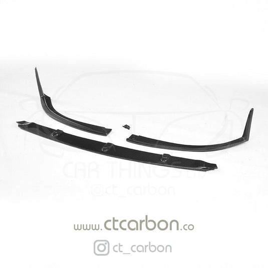 MERCEDES C63 W205 COUPE CARBON SPLITTER - ED1 STYLE - CT Carbon