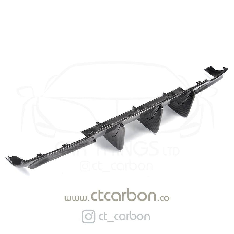 Load image into Gallery viewer, MERCEDES C-CLASS C63 W204 CARBON FIBRE DIFFUSER - DTM STYLE - CT Carbon
