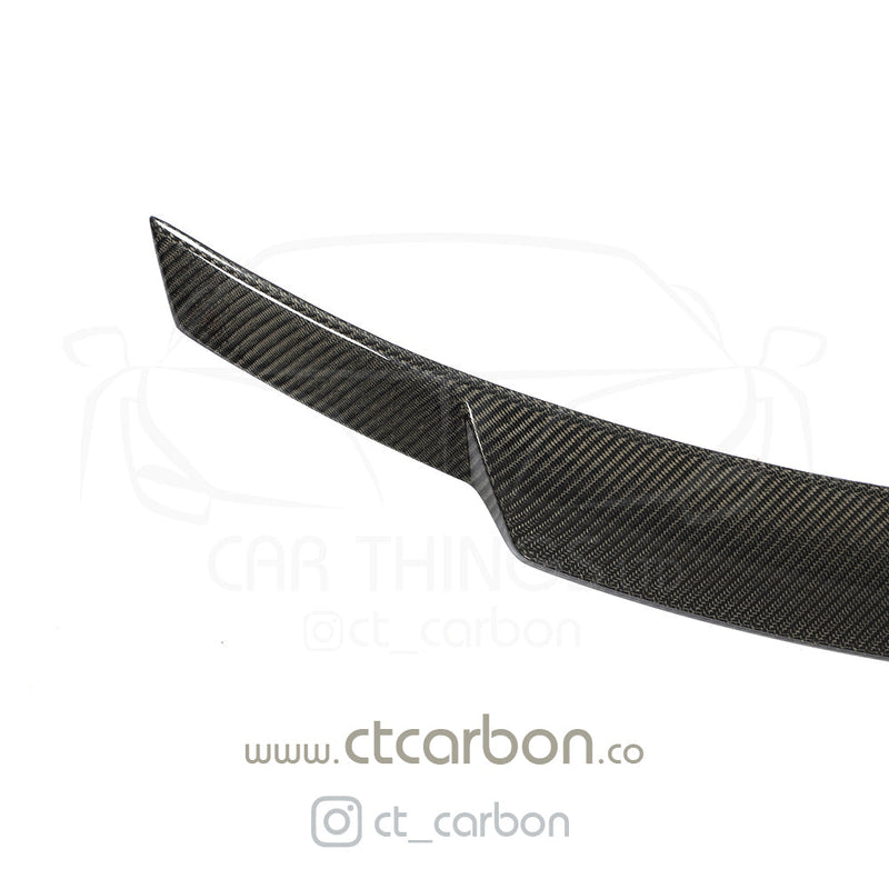 Load image into Gallery viewer, MERCEDES W205 C63 &amp; C63S COUPE 2DR CARBON SPOILER - DUCK TAIL CT DESIGN - CT Carbon
