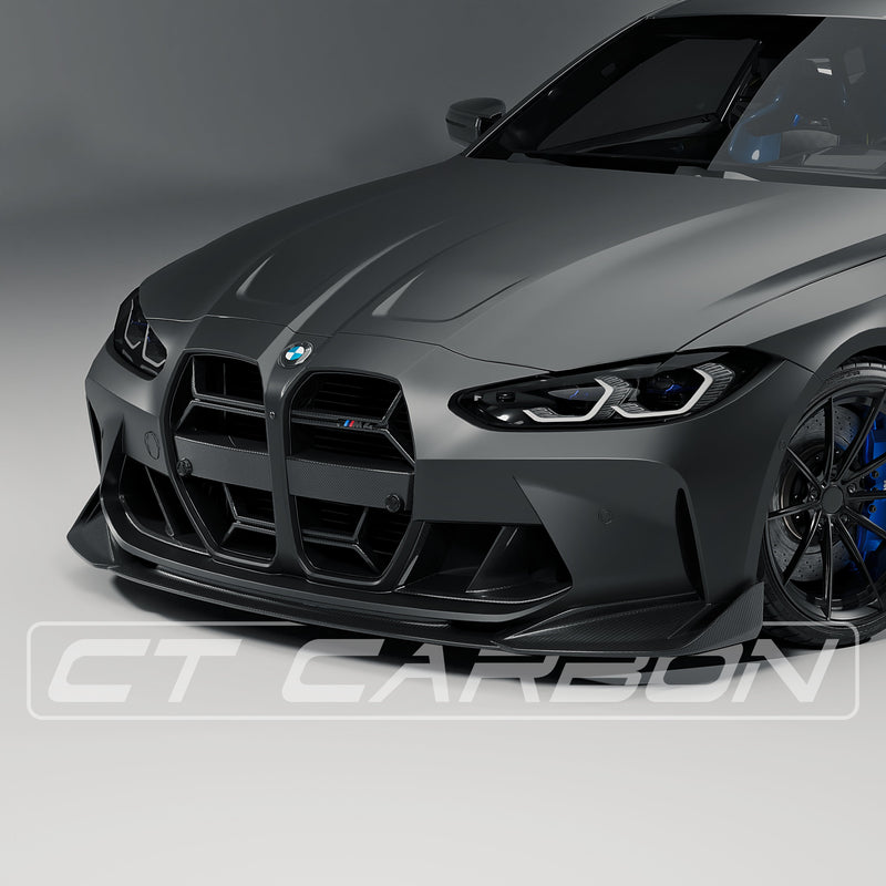 Load image into Gallery viewer, BMW M3 &amp; M4 G80/G82/G83 CSL SPLITTER BY CT CARBON
