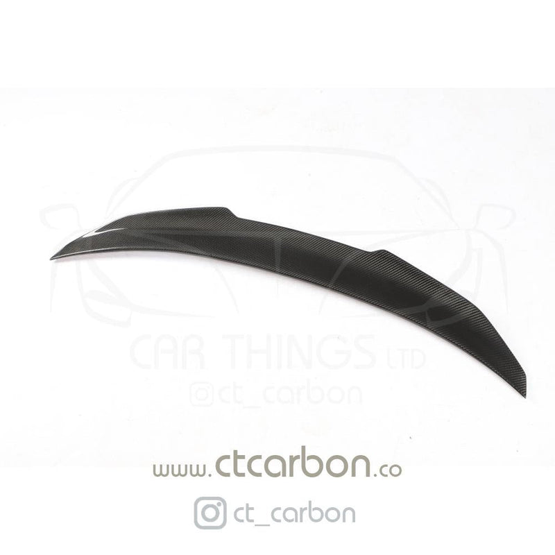 Load image into Gallery viewer, BMW M4 F82 CARBON FIBRE SPOILER - DUCKTAIL PS STYLE - CT Carbon
