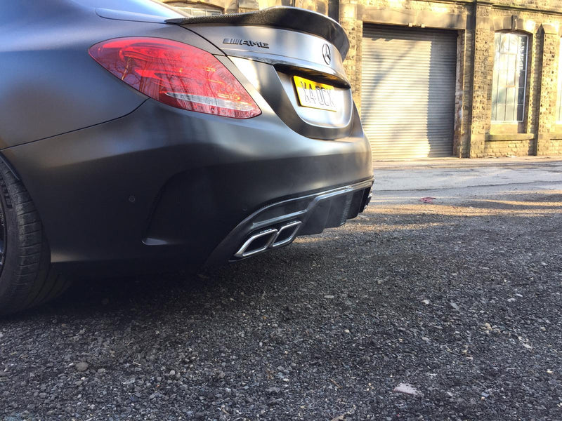 Load image into Gallery viewer, MERCEDES W205 C63 &amp; C63S SALOON 4DR CARBON DIFFUSER - CT DESIGN - CT Carbon
