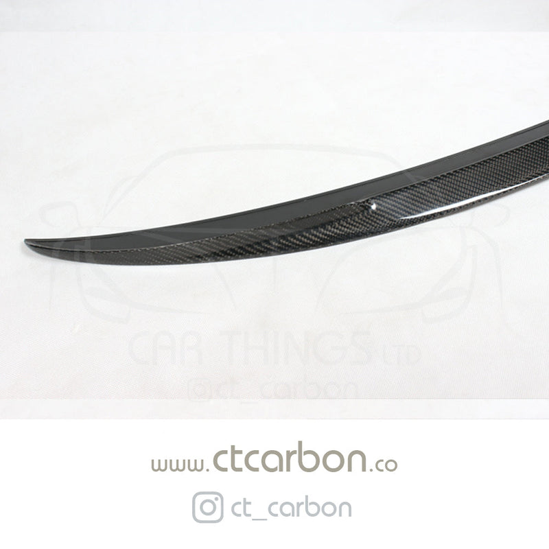 Load image into Gallery viewer, BMW M3 F80 &amp; F30 3 SERIES CARBON FIBRE SPOILER - MP STYLE - CT Carbon
