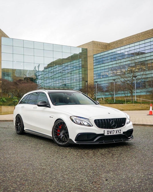 MERCEDES C63 W205 SALOON/ESTATE CARBON FIBRE SPLITTER - B-STYLE - CT Carbon