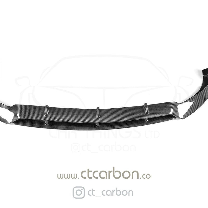 Load image into Gallery viewer, MERCEDES C63 W205 SALOON/ESTATE CARBON FIBRE SPLITTER - B-STYLE - CT Carbon
